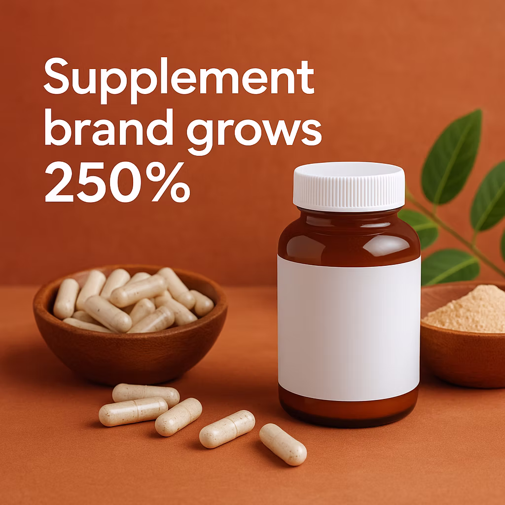 Accelerating Supplement Growth.